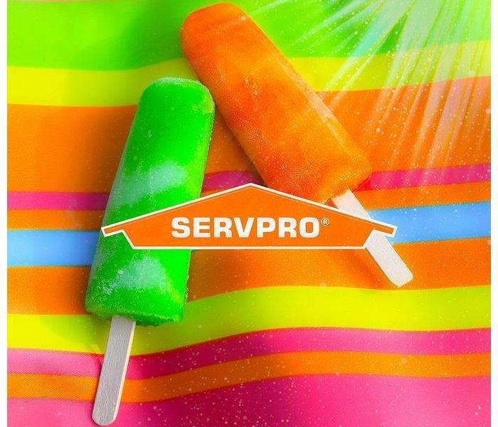 SERVPRO logo with popsicles 